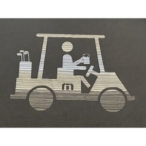 Travis Mathew Men's‎ Short Sleeve Golf Cart Beer T-Shirt Black - Size 2XL